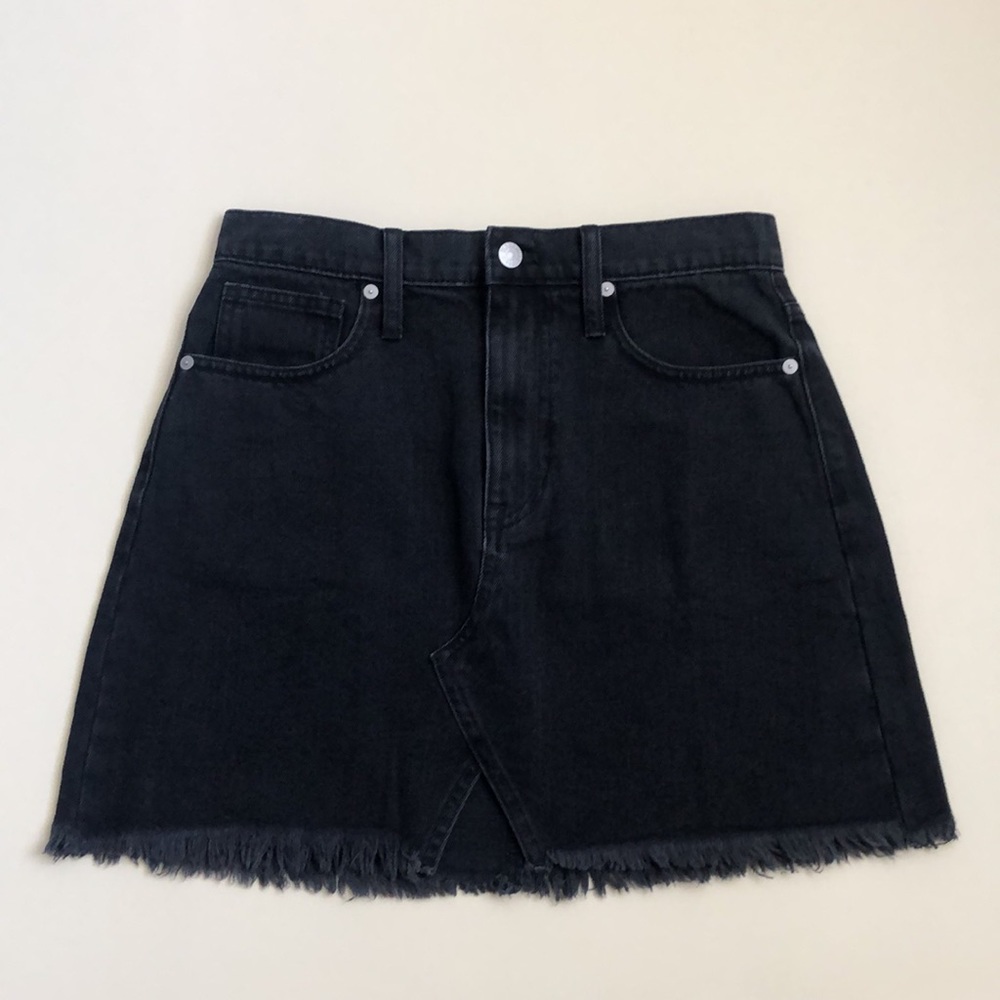 “NEW” MADEWELL Frayed Hem Denim Mini Jean Sz 26